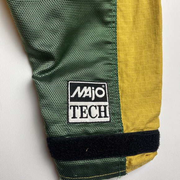 VTG Tommy Hilfiger Rare Majo Tech Green & Yellow Jacket Men Large (Read) - Picture 10 of 15
